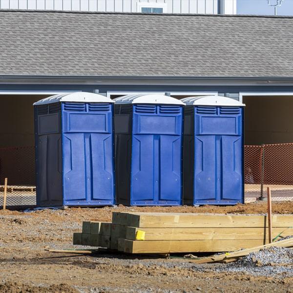 Heavy-duty construction site porta potty in Carlisle, Pennsylvania